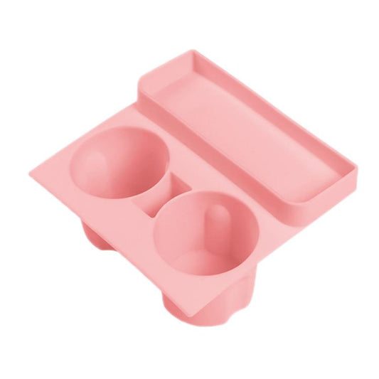 For Tesla 21-23 Model 3/Y Central Control Integrated Silicone Storage Cup Holder(Pink) - Car Drink Holders by PMC Jewellery | Online Shopping South Africa | PMC Jewellery | Buy Now Pay Later Mobicred