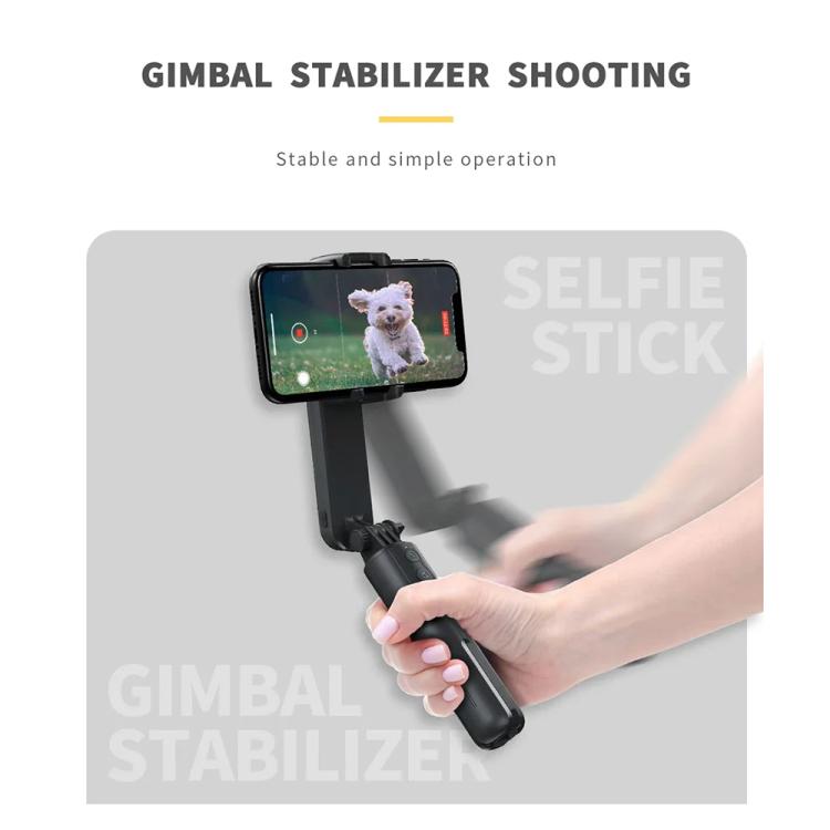 L09 Mini Handheld Folding Anti-shake Stabilizer Bluetooth Beauty Fill Light Selfie Stick(White) - Selfie Sticks by PMC TechLife | Online Shopping South Africa | PMC TechLife | Buy Now Pay Later Mobicred