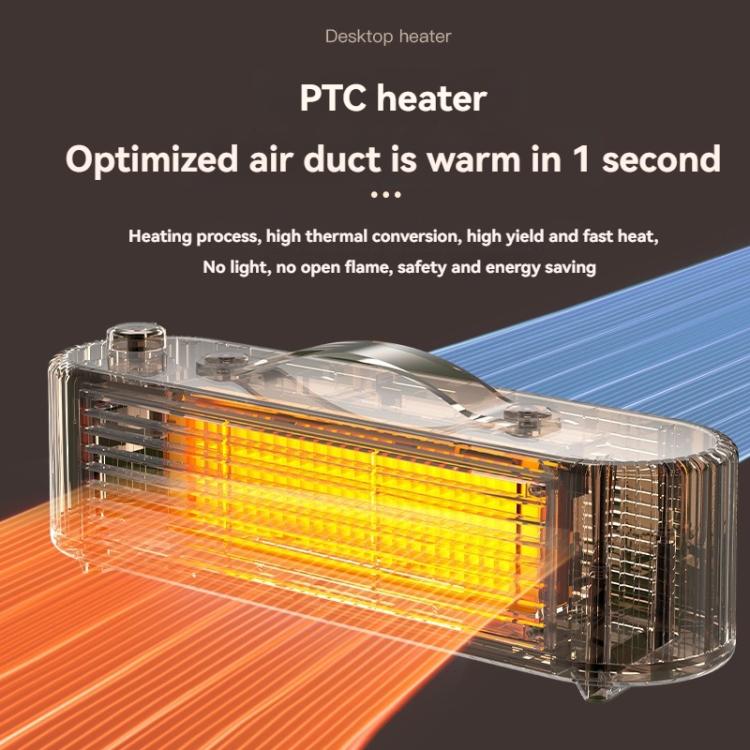 FS007 800W Home Desktop Heater Large Area PTC Heating Device, Spec: EU Plug(Green) - Electric Heaters by PMC TechLife | Online Shopping South Africa | PMC TechLife | Buy Now Pay Later Mobicred