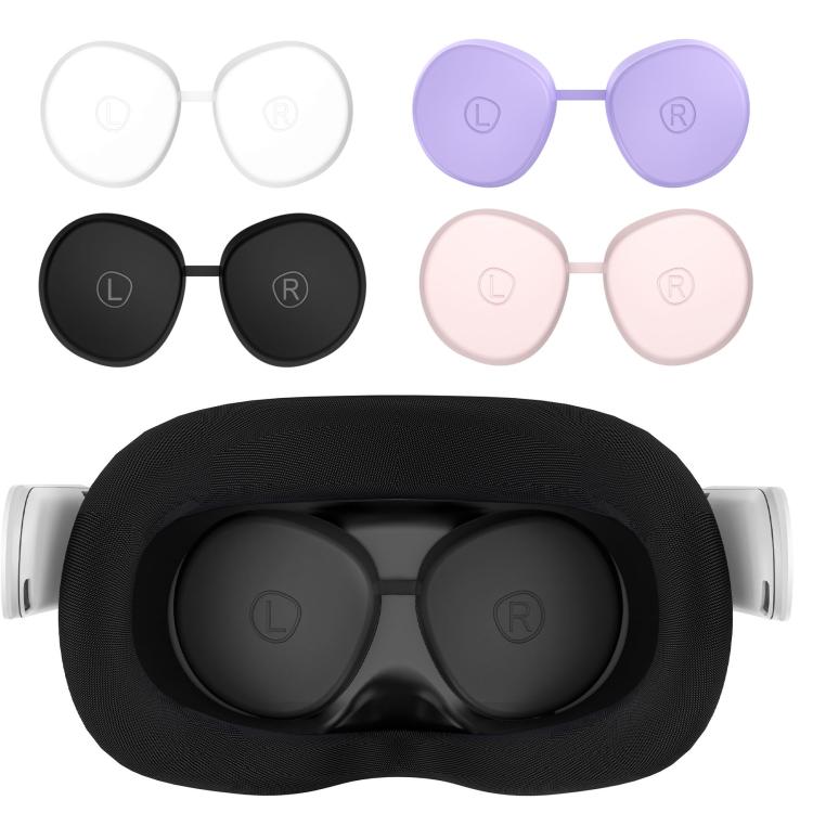 For Meta Quest 3S / Quest 2 VR Lens TPU Protective Cover(Purple) - VR Accessories by PMC TechLife | Online Shopping South Africa | PMC TechLife | Buy Now Pay Later Mobicred