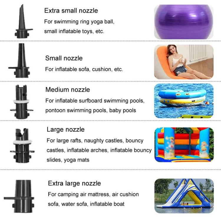 GLD-318 High Power 600W Electrical Inflatable Pump Tent Yoga Mat Inflator EU Plug - Inflatable Pump by PMc TechLife | Online Shopping South Africa | PMc TechLife | Buy Now Pay Later Mobicred
