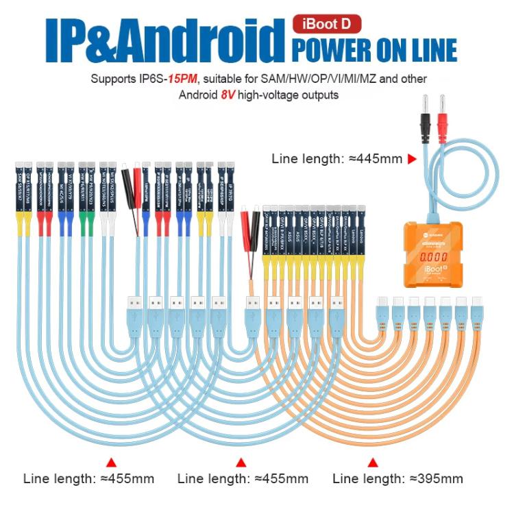 SUNSHINE iBoot D For iPhone Android Power Cable Mobile Phone Repair Tool Battery Power Test Boot Cable - free shipping - PMC TechLife - Order now!