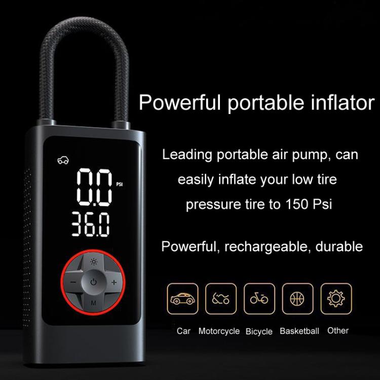 ATJ-004 Smart Wireless Digital Display Portable Car Tire Pump Multi-Function Inflator(Lithium Battery Model) - Inflatable Pump by PMc TechLife | Online Shopping South Africa | PMc TechLife | Buy Now Pay Later Mobicred