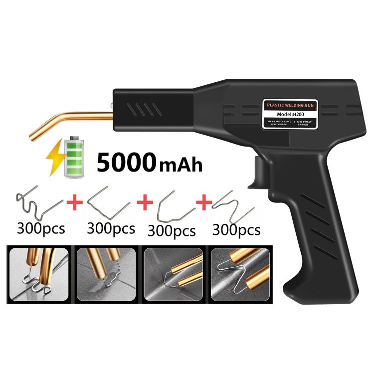 Rechargeable Car Bumper Plastic Repair Welding Machine, Specification: Black+1200 Welding Nails - free shipping - PMc TechLife - Order now!