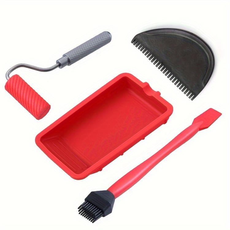 ZH9217-2 Glue Tray Brush Tool Silicone Case Roller Brush Reusable Paint Tray Woodworking Glue Container - Others by PMc TechLife | Online Shopping South Africa | PMc TechLife | Buy Now Pay Later Mobicred
