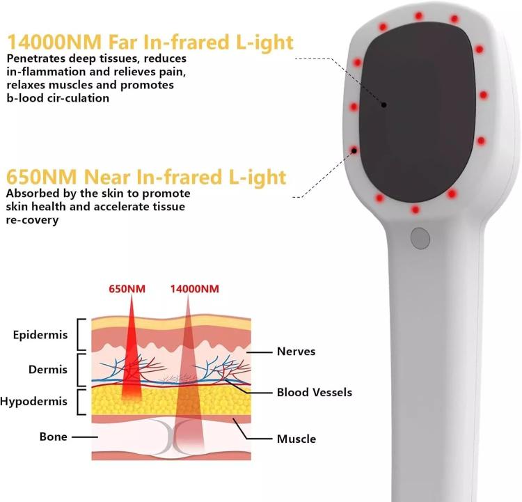 Home Full Body Pain Relief Infrared Physiotherapy Device with APP(White) - free shipping - PMC TechLife - Order now!