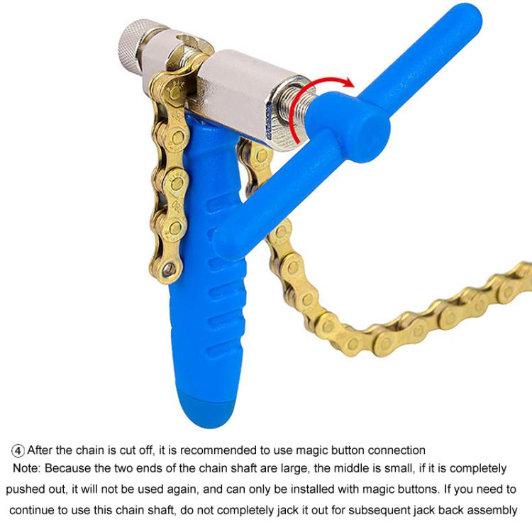 Mountain Bicycle Chain Cutter Steel Chain Release Tool(Black) - Maintenance tools by PMc TechLife | Online Shopping South Africa | PMc TechLife | Buy Now Pay Later Mobicred