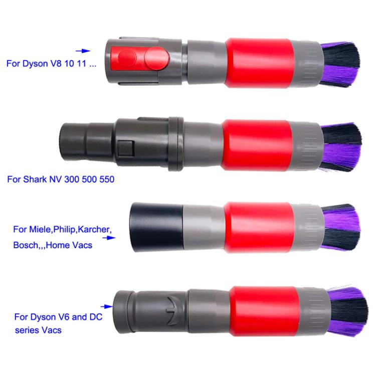 32mm Soft Brush+35mm Connector Vacuum Cleaner Dusting Streak Free Soft Brush Replacement Accessory Set - Other Accessories by PMc TechLife | Online Shopping South Africa | PMc TechLife | Buy Now Pay Later Mobicred