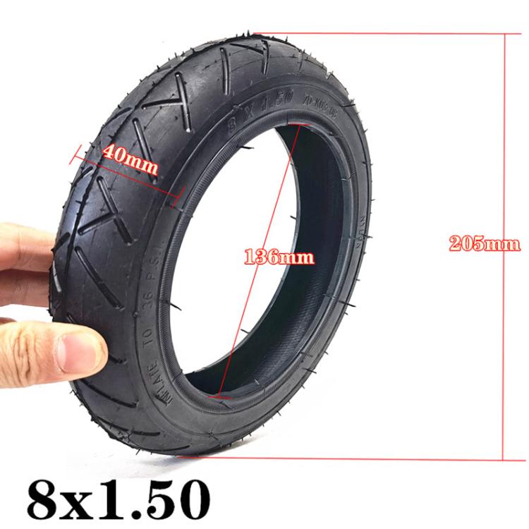 8 inch Electrical Scooter / Wheelchair Scooter / Stroller Thickened Wear-Resistant Pneumatic Tire Accessories, Style: Inner And Outer Tire - free shipping - PMc TechLife - Order now!