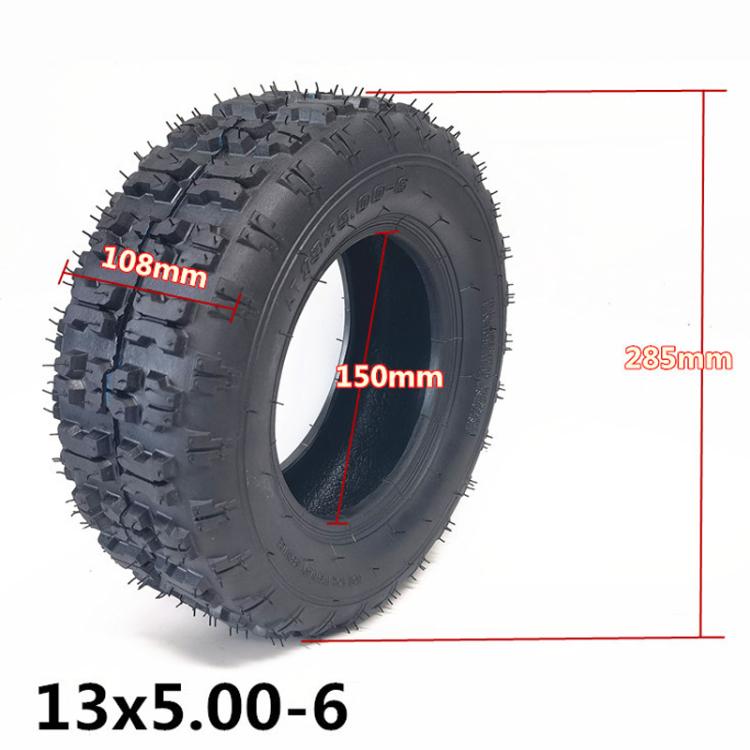 13 x 5.00-6 Beach Bike Thickened Anti-Skid Tire Accessories, Style: Outer Tire - free shipping - PMc TechLife - Order now!