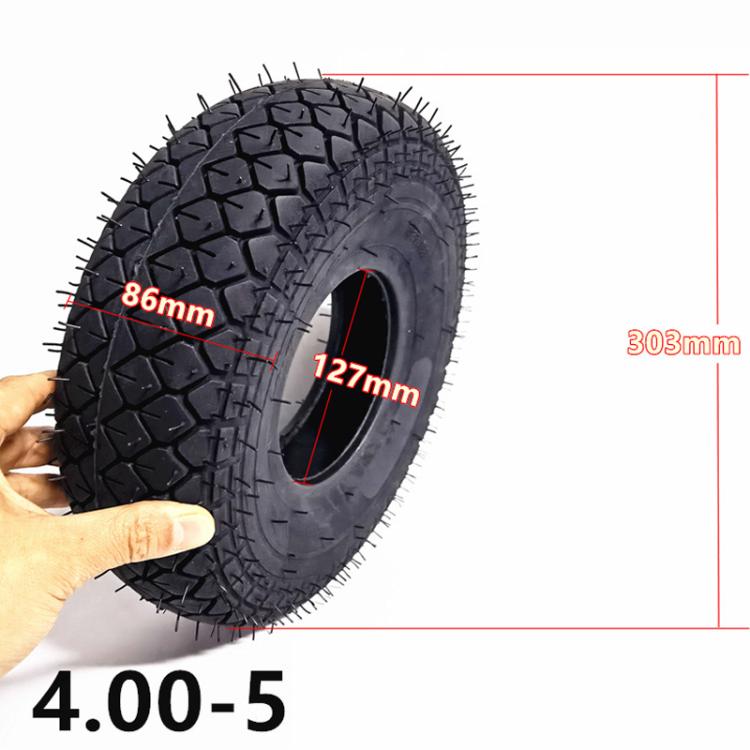 4.00-5 Electrical Bike 12inch Elderly Scooter Pneumatic Tire Accessories, Style: Inner Tire - Accessories & Parts by PMc TechLife | Online Shopping South Africa | PMc TechLife | Buy Now Pay Later Mobicred