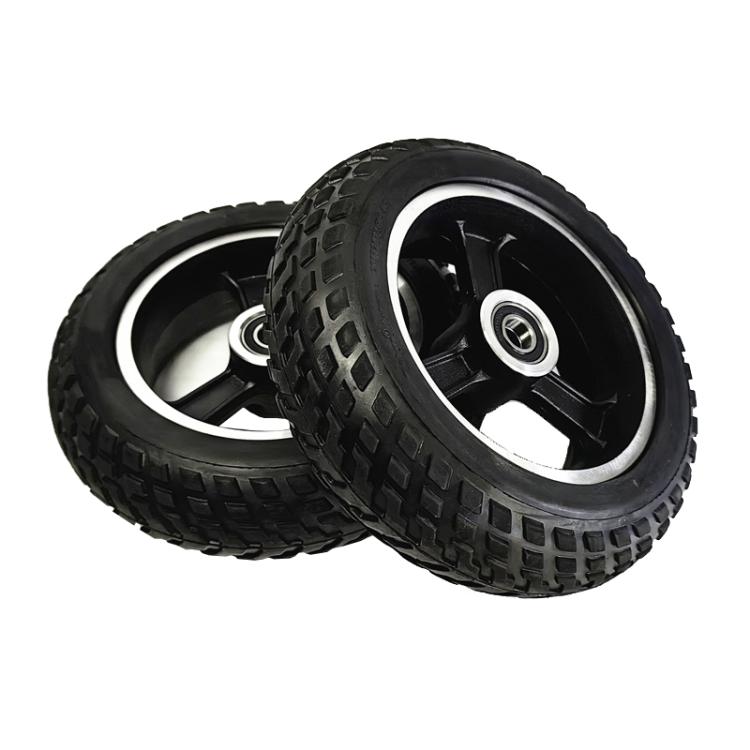 8mm 6inch Electrical Scooter Trolley Wheel 6 x 2 Solid Tires Whole Aluminum Wheels - Accessories & Parts by PMc TechLife | Online Shopping South Africa | PMc TechLife | Buy Now Pay Later Mobicred