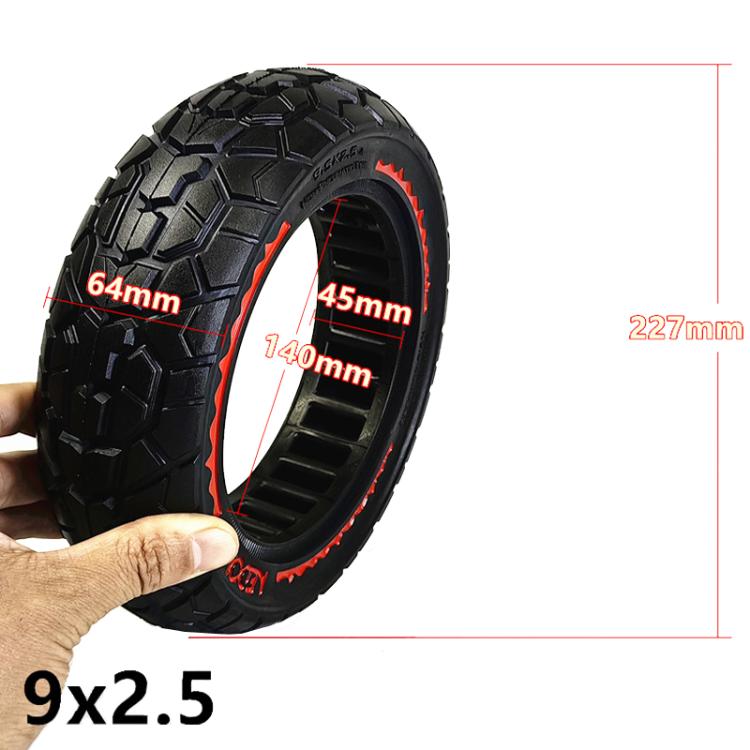 9.5 Inch Electrical Scooter Pneumatic Free Tires 9.5 x 2.50 Off-Road Skeleton Solid Tire, Color: Black - Accessories & Parts by PMc TechLife | Online Shopping South Africa | PMc TechLife | Buy Now Pay Later Mobicred