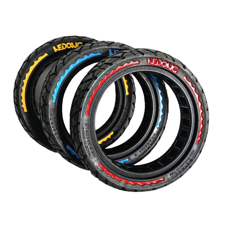 9.5 Inch Electrical Scooter Pneumatic Free Tires 9.5 x 2.50 Off-Road Skeleton Solid Tire, Color: Blue - free shipping - PMc TechLife - Order now!