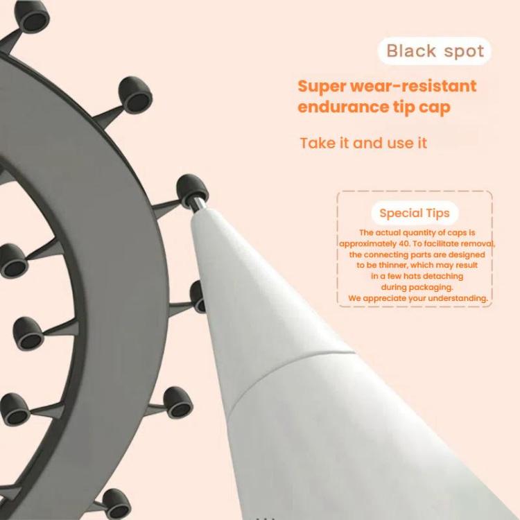 For Xiaomi Smart Pen 2nd Gen Replacement Tip Damped Needle-tip Pen Nib With 1 Circle Pen Tip Cap Transparent - Pencil Accessories by PMc TechLife | Online Shopping South Africa | PMc TechLife | Buy Now Pay Later Mobicred