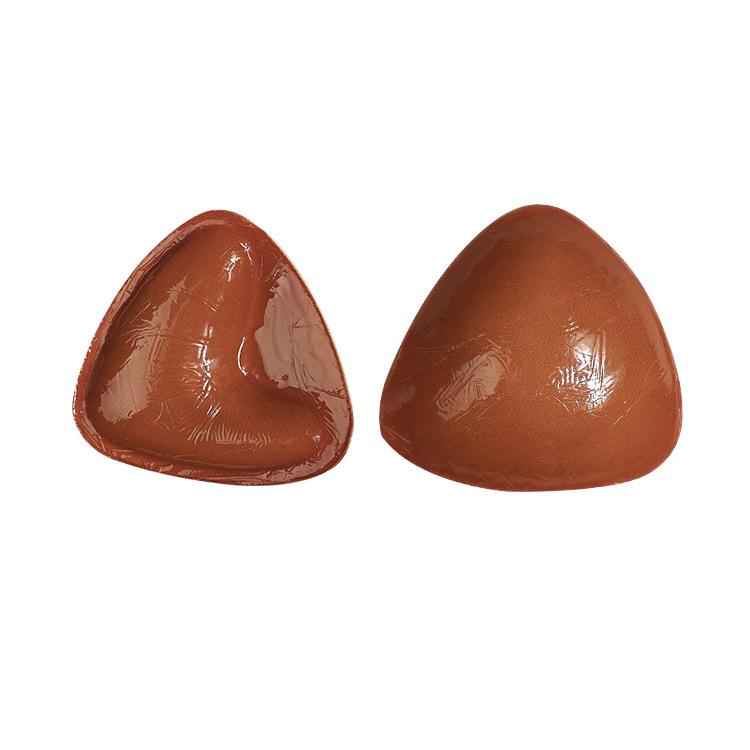 Double-Sided Silicone Thickened Inserts Gather Triangle Breast Pads, Size: M/B(Brown Skin With Orange Box) - free shipping - PMC TechLife - Order now!