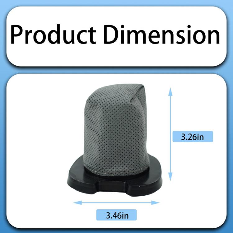 2pcs For Shark CH701 Vacuum Cleaner Part Replaceable Washable High Efficiency Cleaning Filter Cartridge - For Shark Accessories by PMc TechLife | Online Shopping South Africa | PMc TechLife | Buy Now Pay Later Mobicred