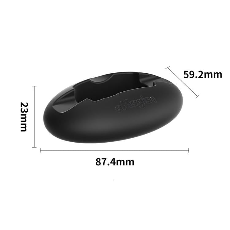 For Insta360 X5 / X4 aMagisn Silicone Base Desktop Stand Car Dashboard Holder(Black) - free shipping - PMC TechLife - Order now!