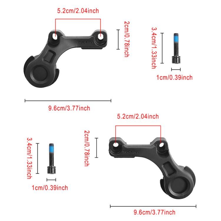 X1670 For INOKIM OX OXO Electrical Scooter Rocker Seal Cover For Plugging Motor And Wheel Shaft Holes, Style: Front - free shipping - PMc TechLife - Order now!