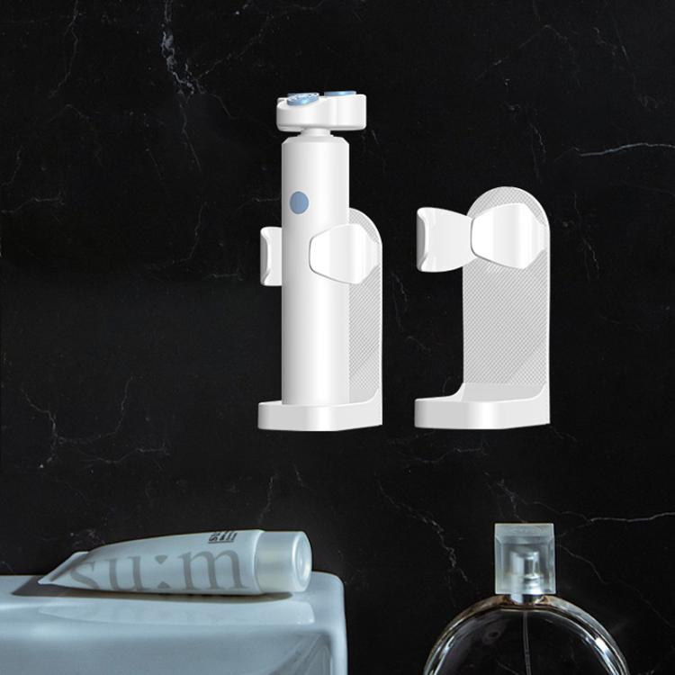 3pcs /Pack Adhesive Hook Rack for Electric Razors Shaver & Beauty Tool Organizer Semi-Open Design for Easy Access(White) - free shipping - PMC TechLife - Order now!