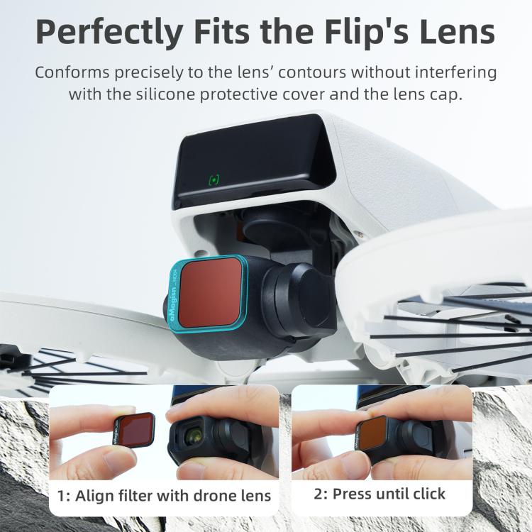 For DJI Flip aMagisn Filter Lens Accessories, Spec: ND8+ND16+ND32+ND64 - free shipping - PMC TechLife - Order now!