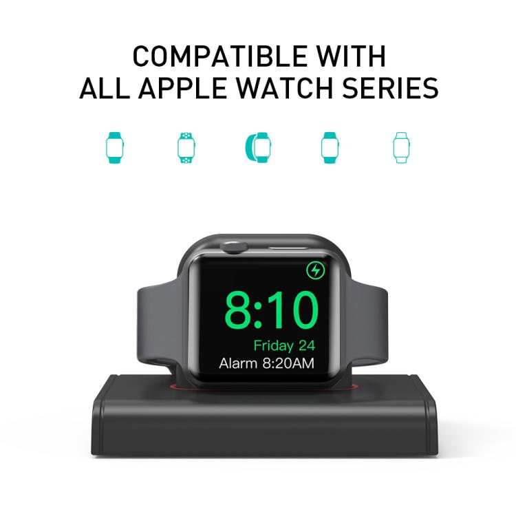 For Apple Watch / Earphone AhaStyle PT117-1 Charging Dock Plastic Storage Stand Without Charger(Black) - free shipping - PMC TechLife - Order now!
