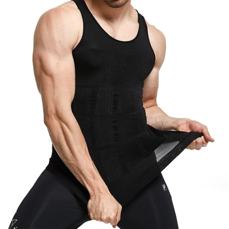 Men Slimming Body Shaper Vest Underwear, Size: M(Black) -  by PMC Jewellery | Online Shopping South Africa | PMC Jewellery