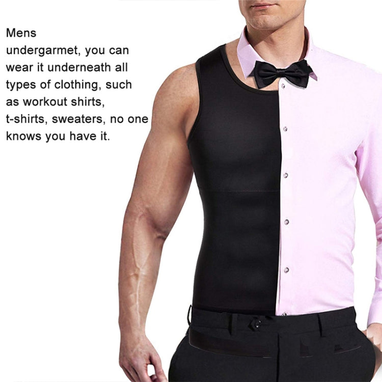 Men Slimming Body Shaper Vest Underwear, Size: M(Black) -  by PMC Jewellery | Online Shopping South Africa | PMC Jewellery