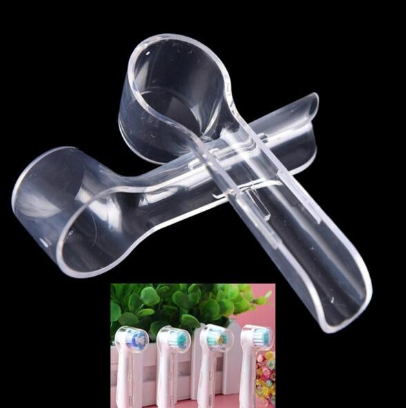 12 PCS Electric Toothbrush Heads Protective Transparent Cover - Toothbrushes by PMC Jewellery | Online Shopping South Africa | PMC Jewellery