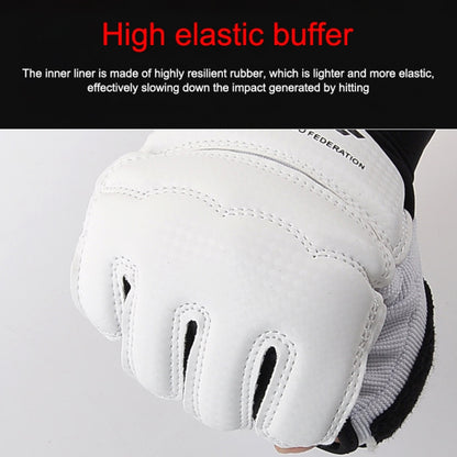 Half Fingers Adults Sandbag Training Boxing Gloves PU Leather Fitness Sparring Taekwondo Gloves, SIZE:M - Boxing by PMC Jewellery | Online Shopping South Africa | PMC Jewellery