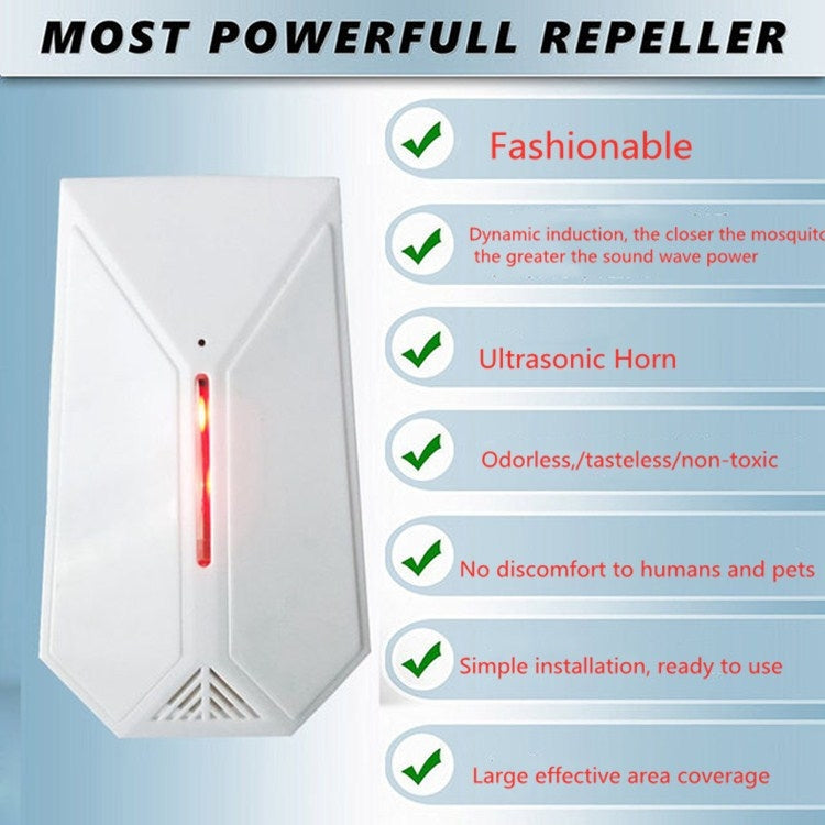 A13 Ultrasonic Mosquito Repellent Electronic Mosquito Killer, Plug Type:UK Plug - Repellents by PMC TechLife | Online Shopping South Africa | PMC TechLife | Buy Now Pay Later Mobicred