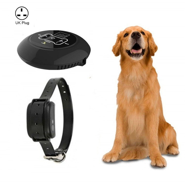 Electronic Fence Wireless Pet Training Device Bark Stop, Plug Type:UK Plug(With 1 Collar) - free shipping - PMC TechLife - Order now!
