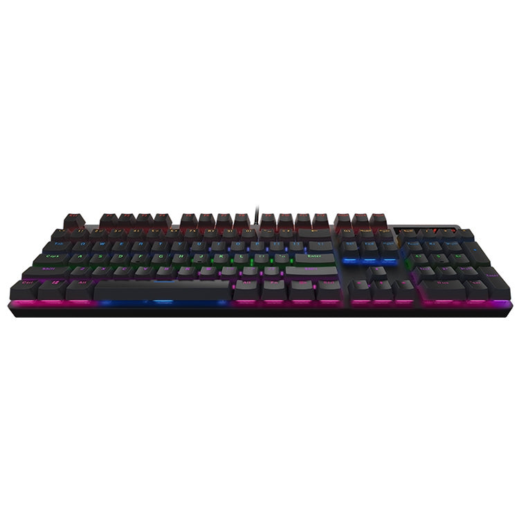 Rapoo V500 PRO Mixed Light 104 Keys Desktop Laptop Computer Game Esports Office Home Typing Wired Mechanical Keyboard(Black Shaft) - Wired Keyboard by Rapoo | Online Shopping South Africa | PMC Jewellery | Buy Now Pay Later Mobicred