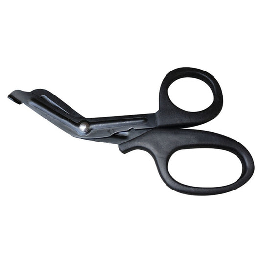 B-011 Outdoor Portable First Aid Canvas Elbow Scissors with Fine Teeth(Black) - Emergency Tools by PMC Jewellery | Online Shopping South Africa | PMC Jewellery | Buy Now Pay Later Mobicred