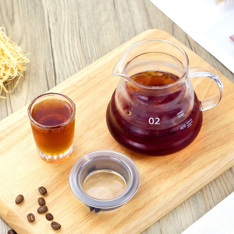 Heat-resistant Hand-made Coffee Glass Pot Cloud Coffee Sharing Pot, Specification:600ml Glass Pot - free shipping - PMC TechLife - Order now!