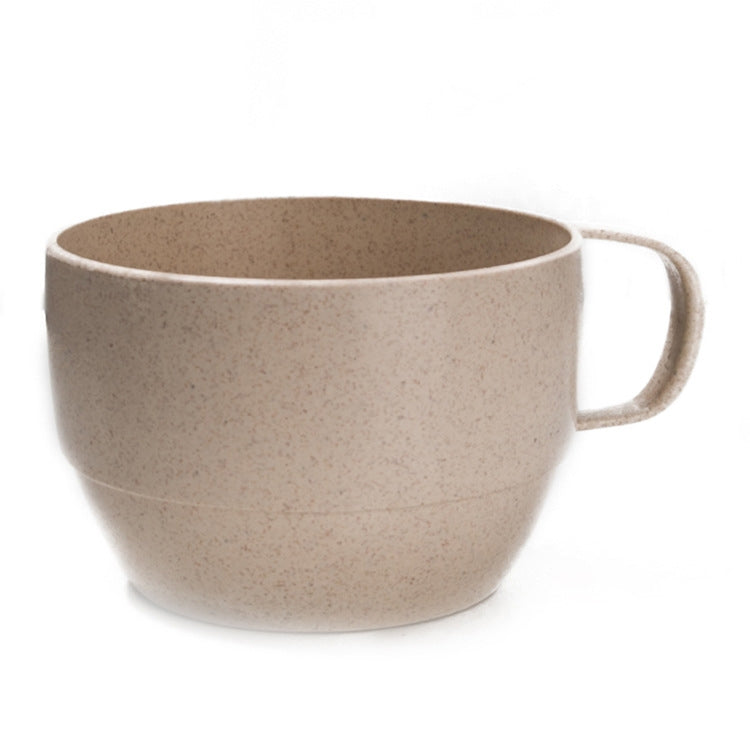 Wheat Straw Coffee Cup Tea Milk Breakfast Cups(Beige) - free shipping - PMC TechLife - Order now!