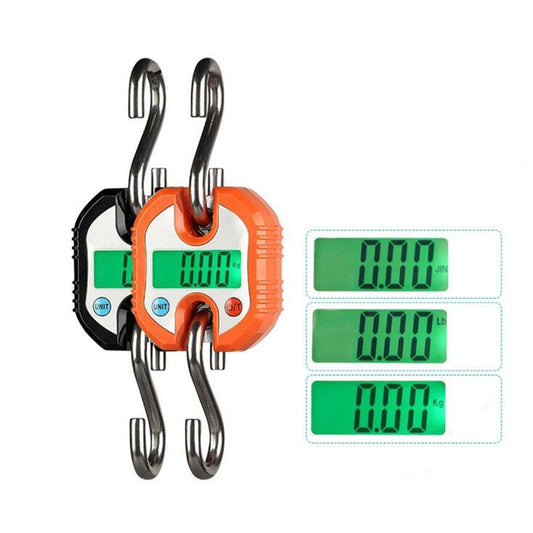 150kg Mini Portable Heavy Duty Electronic Digital Stainless Steel Hook Scale, Random Color Delivery - Hanging Scales by PMC Jewellery | Online Shopping South Africa | PMC Jewellery