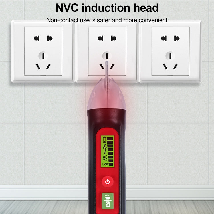 WINTACT WT3010  LED AC Voltage Tester Non-Contact Detector Pen 12-1000V AC Voltage Detector - Current & Voltage Tester by Wintact | Online Shopping South Africa | PMC TechLife | Buy Now Pay Later Mobicred
