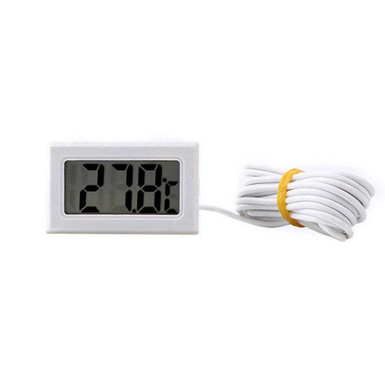 Mini LCD Indoor Digital Thermometer (Celsius Display) (White) - Indoor Thermometer by PMC TechLife | Online Shopping South Africa | PMC TechLife | Buy Now Pay Later Mobicred