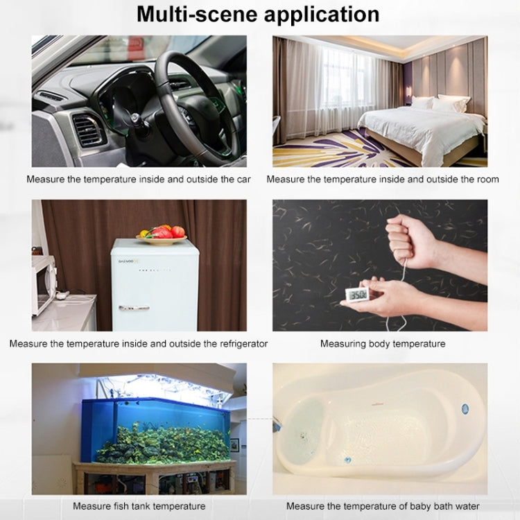 Mini LCD Indoor Digital Thermometer (Celsius Display) (White) - Indoor Thermometer by PMC TechLife | Online Shopping South Africa | PMC TechLife | Buy Now Pay Later Mobicred