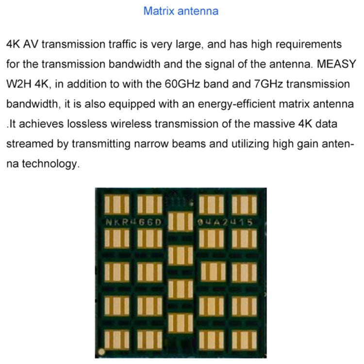 Measy W2H 60GHz 4K Ultra HD Wireless Transmission Kit, Transmission Distance: 30m, UK Plug - Set Top Box & Accessories by Measy | Online Shopping South Africa | PMC Jewellery | Buy Now Pay Later Mobicred