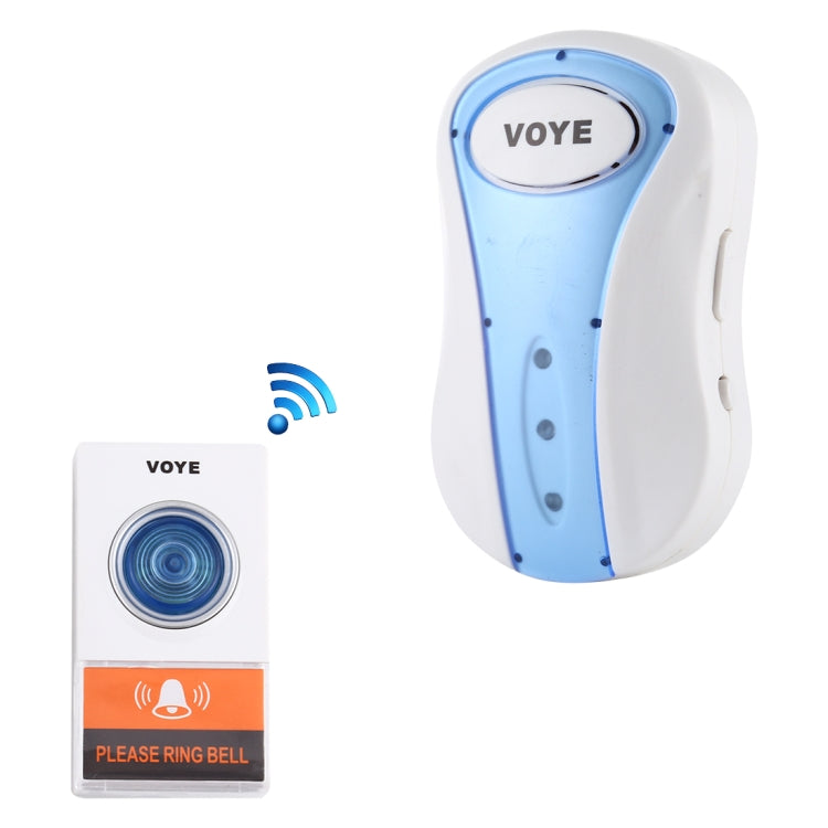 VOYE V008A Home Music Remote Control Wireless Doorbell with 38 Polyphony Sounds, US Plug(White) - Wireless Doorbell by VOYE | Online Shopping South Africa | PMc TechLife | Buy Now Pay Later Mobicred