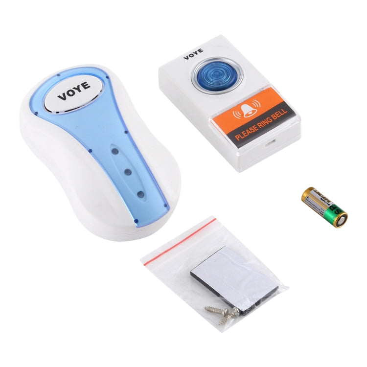 VOYE V008A Home Music Remote Control Wireless Doorbell with 38 Polyphony Sounds, US Plug(White) - Wireless Doorbell by VOYE | Online Shopping South Africa | PMc TechLife | Buy Now Pay Later Mobicred