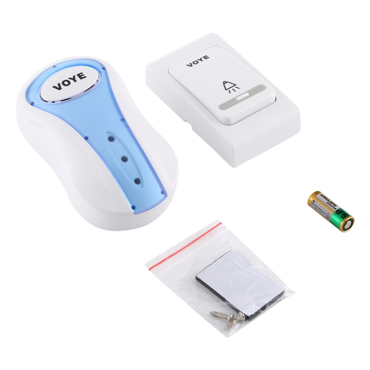 VOYE V008B Home Music Remote Control Wireless Doorbell with 38 Polyphony Sounds, US Plug (White) - Wireless Doorbell by VOYE | Online Shopping South Africa | PMc TechLife | Buy Now Pay Later Mobicred