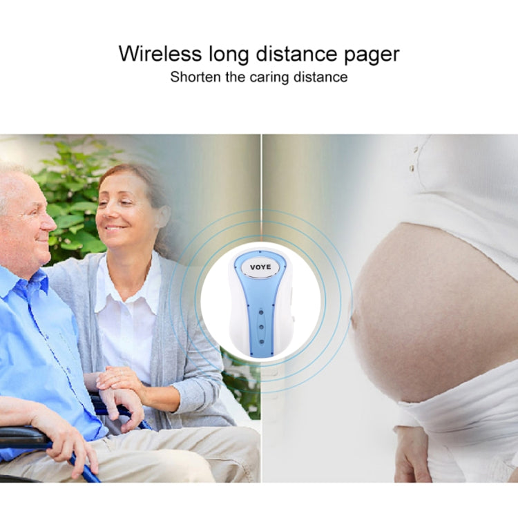 VOYE V008B Home Music Remote Control Wireless Doorbell with 38 Polyphony Sounds, US Plug (White) - Wireless Doorbell by VOYE | Online Shopping South Africa | PMc TechLife | Buy Now Pay Later Mobicred