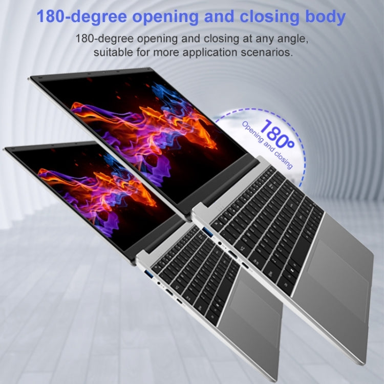 Jumper EZbook S7 15.6 inch Laptop, 12GB+256GB, Windows 11 Intel Alder Lake N95 Quad Core, EU Plug(Grey) - Jumper by jumper | Online Shopping South Africa | PMC Jewellery | Buy Now Pay Later Mobicred