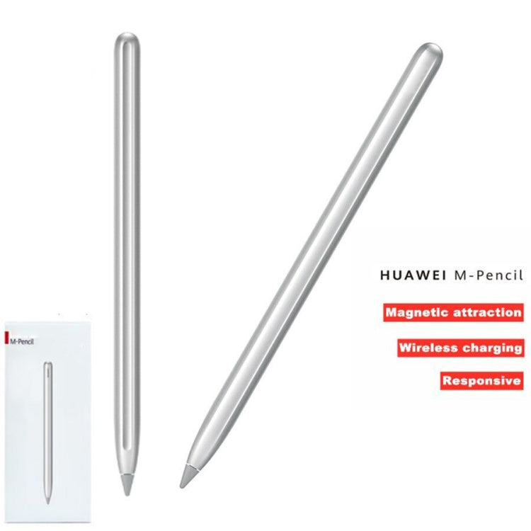 Original Huawei M-Pencil 160mm Stylus Pen + 2 Spare Nibs Set for Huawei MatePad Pro / MatePad(Silver) - Stylus Pen by Huawei | Online Shopping South Africa | PMC TechLife | Buy Now Pay Later Mobicred