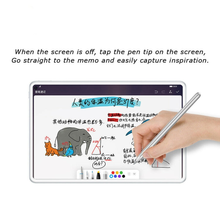 Original Huawei M-Pencil 160mm Stylus Pen + 2 Spare Nibs Set for Huawei MatePad Pro / MatePad(Silver) - Stylus Pen by Huawei | Online Shopping South Africa | PMC TechLife | Buy Now Pay Later Mobicred