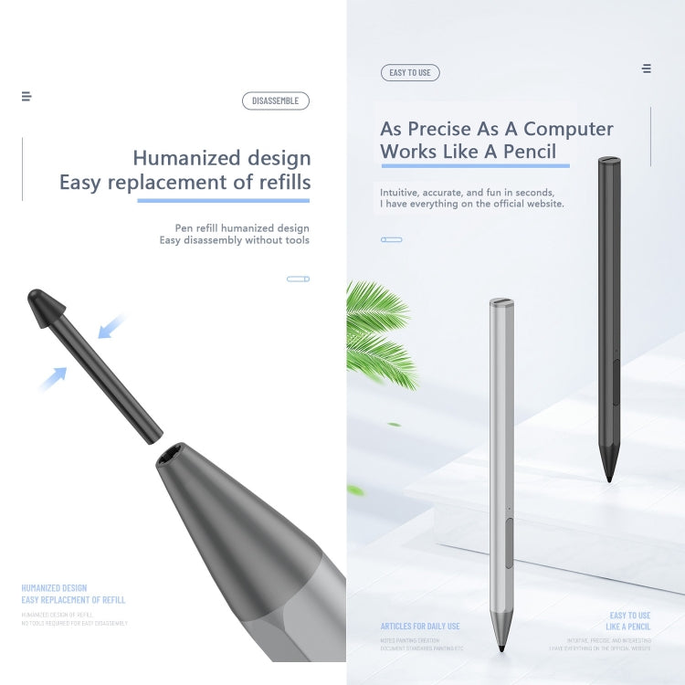 WR18 4096 Micro USB Pressure-Sensitive Stylus Pen(Silver) - Stylus Pen by PMC TechLife | Online Shopping South Africa | PMC TechLife | Buy Now Pay Later Mobicred