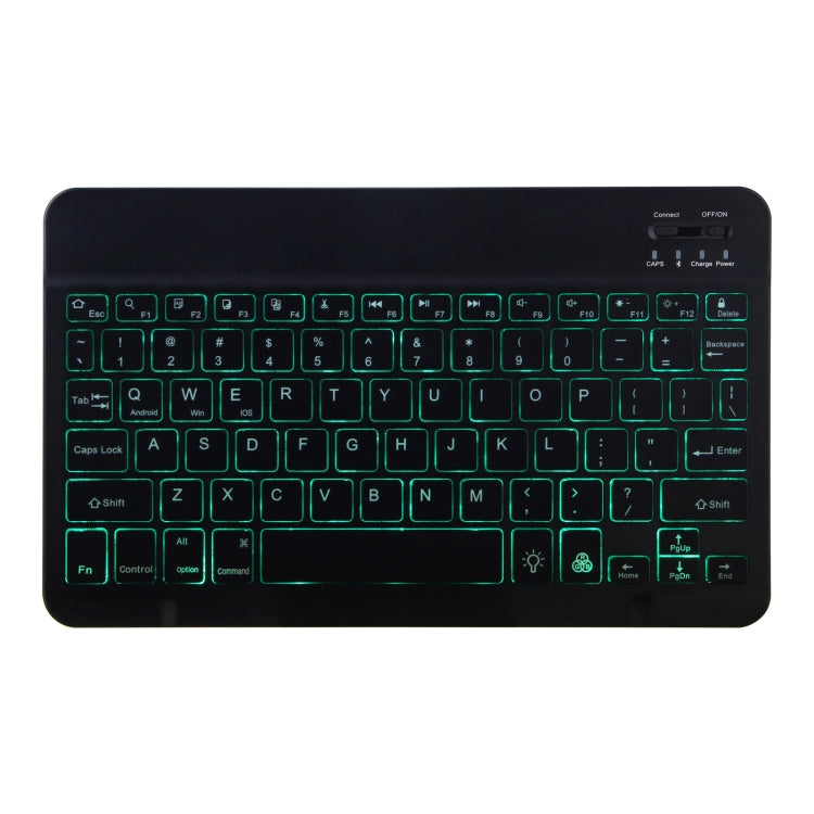 DY-E10 2 in 1 Removable Bluetooth Keyboard + Protective Leather Tablet Case with Backlight & Holder for Lenovo Tab E10(Blue) - Lenovo Keyboard by PMC TechLife | Online Shopping South Africa | PMC TechLife